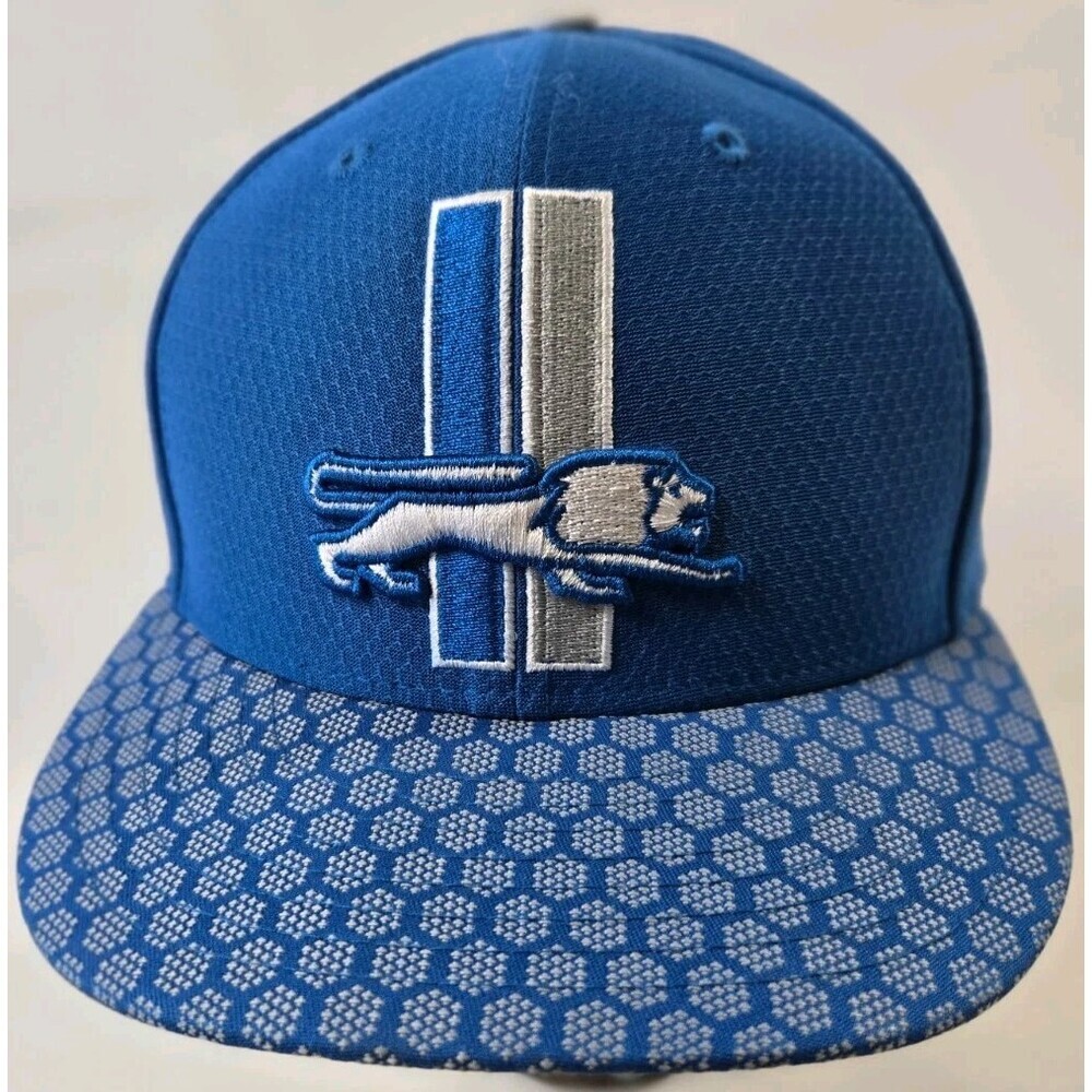 Detroit Lions Mitchell & Ness Snapback Hat Vintage Style Size 7 1/2 - Picture 1 of 4